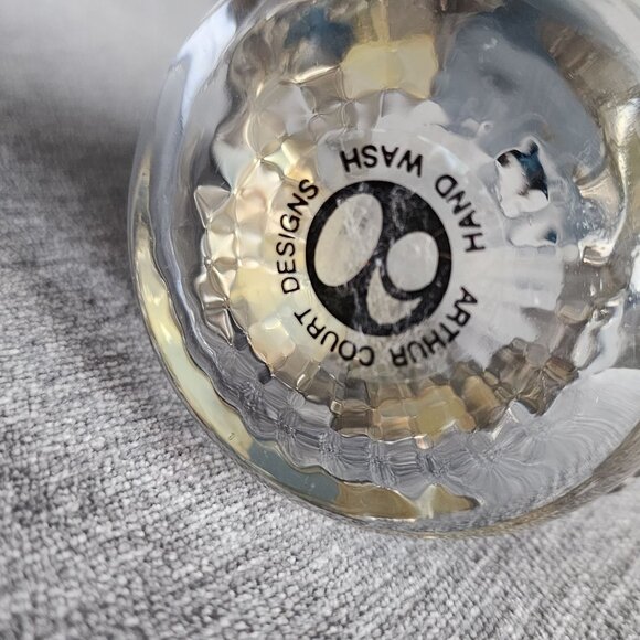 Set of Arthur Court Vineyard Grapes Silver Metal Footed Dish and Vase Wine Gift - Picture 6 of 14